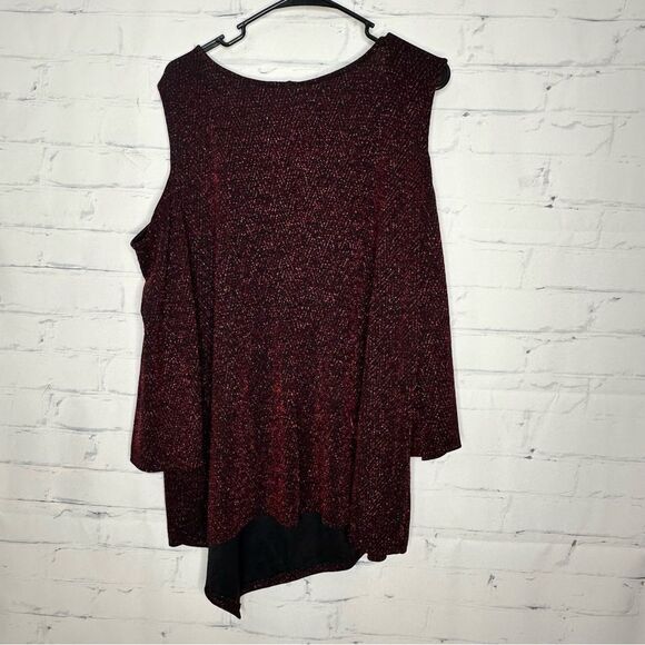 NY Collection size 3XL red top - Picture 2 of 7